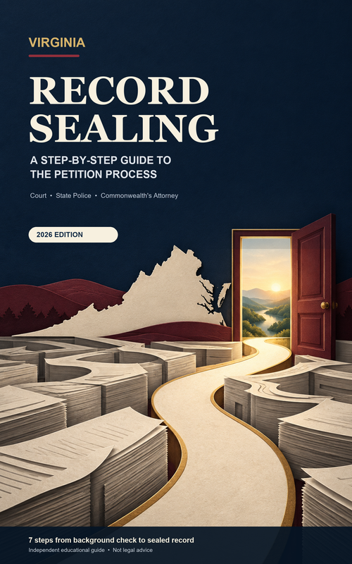Cover of Virginia Record Sealing A Step-by-Step Guide to the Petition Process